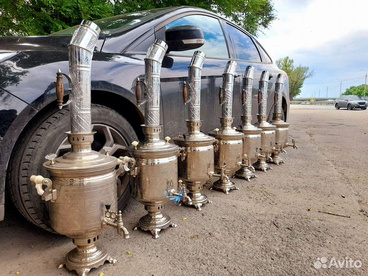 Самовар Чукотка с трубой