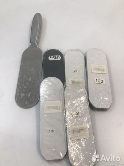 Металическая терка основа для педикюра и файлы