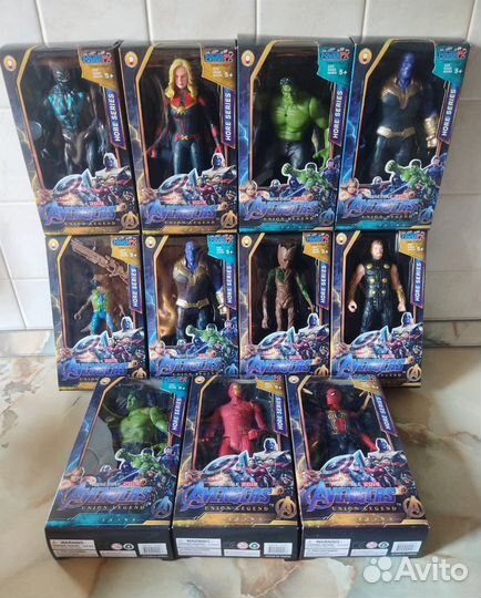 Фигурки супергероев человек паук, фредди