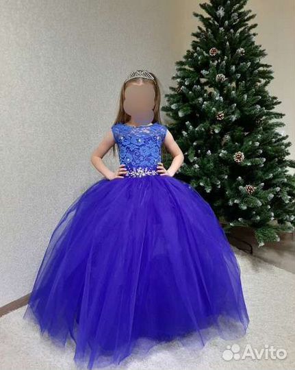 Платье для девочки 128-134