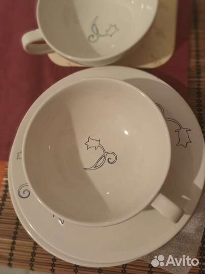 Чашка с блюдцем IKEA