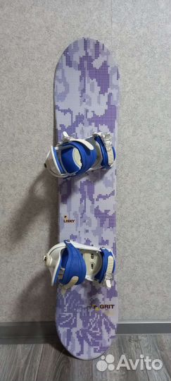 Детский Сноуборд Lisky 120cm+крепления Option