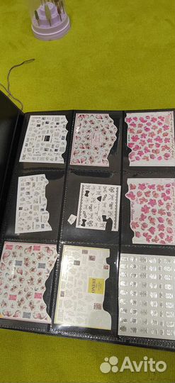 Слайдеры, наклейки, фольга в альбомах