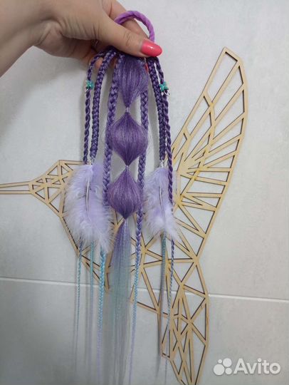 Афрорезинка, лула, украшение для волос