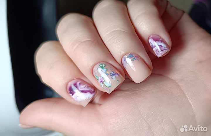 Маникюр с покрытием гель-лак