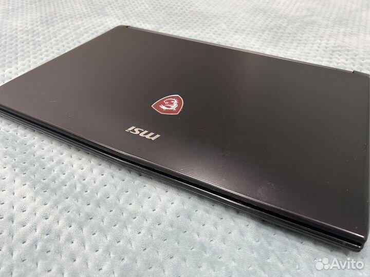 Игровой ноутбук msi 1050ti, 500 ssd, intel core i7