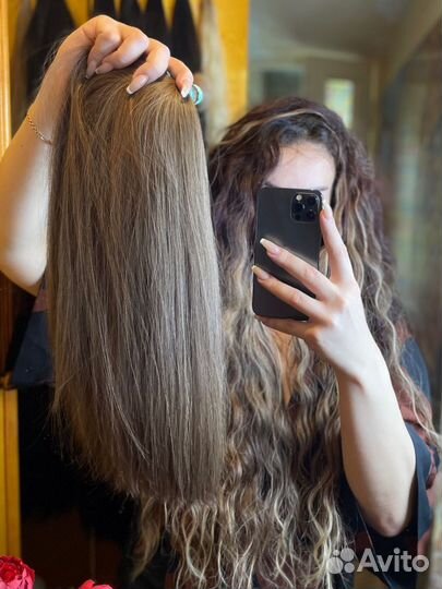 Волосы для наращивания русые