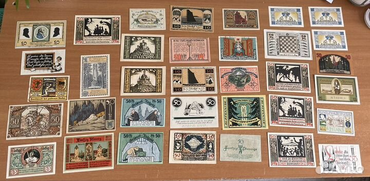 Нотгельды 1919-1923 78шт