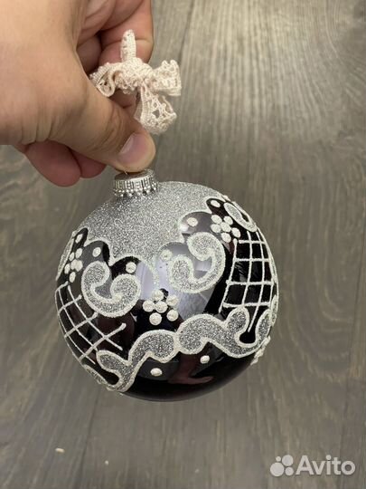 Новогодний шар для елки крупный