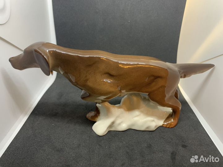 Статуэтка Собака Ирландский сеттер лфз СССР