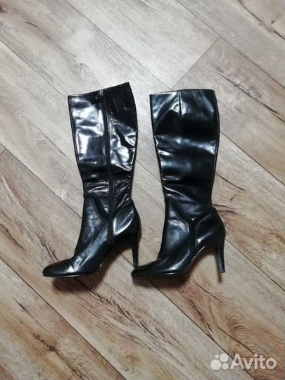 Сапоги кожанные