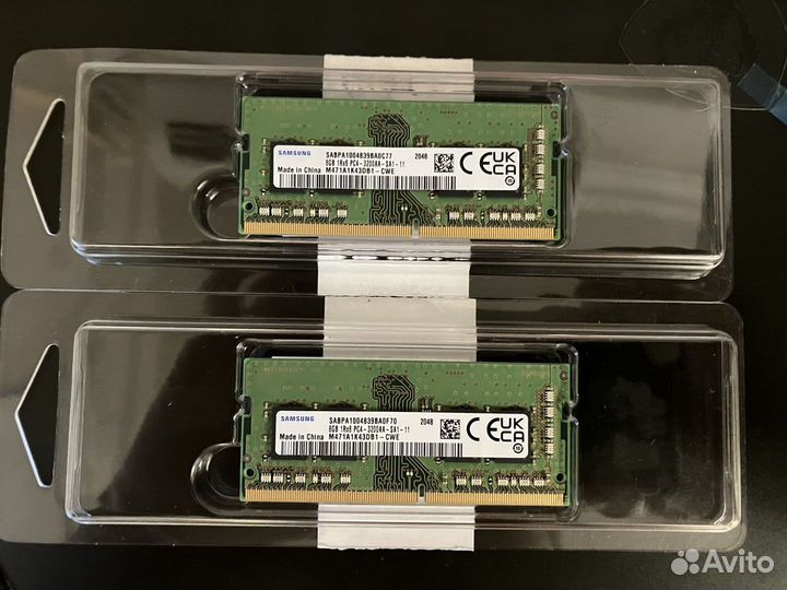 Оперативная память Samsung для ноутбука ddr4 8gb