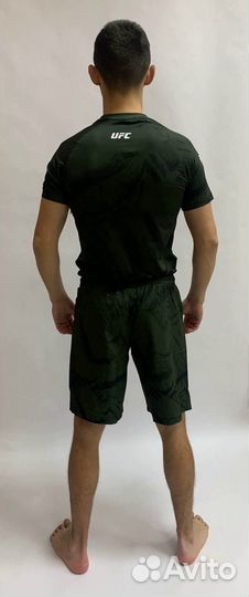 Комплект- (футболка и шорты) UFC Green
