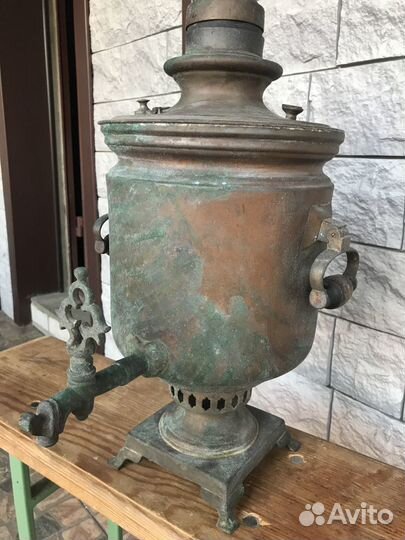 Самовар дома Шемариных на 7 л. с медалями