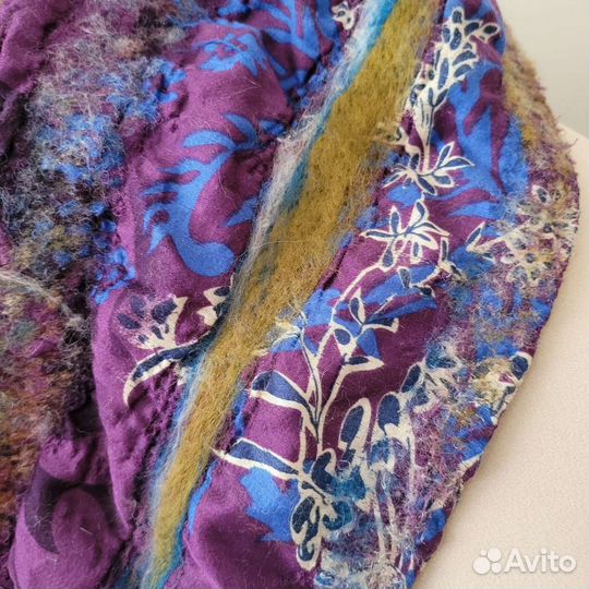 Косынка шарф валяние