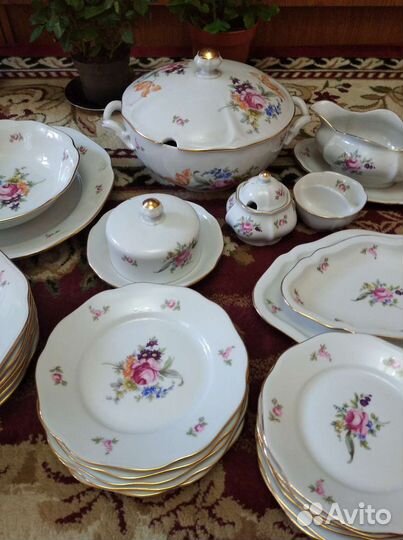 Сервиз столовый Чехословакия