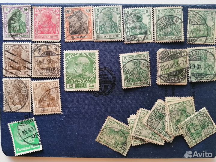 Почтовые марки Германии, и других стран