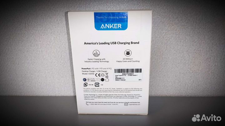 Сетевое зарядное устройство Anker PowerPort
