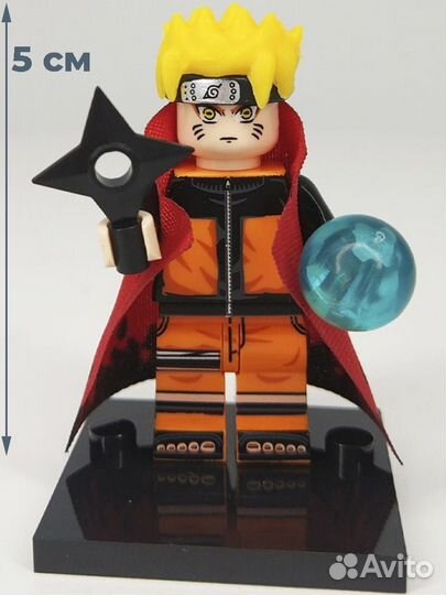 Мини-фигурка аниме ниндзя Наруто Узумаки (5 см)