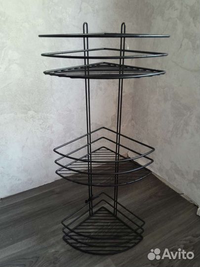 Угловая полка в ванную