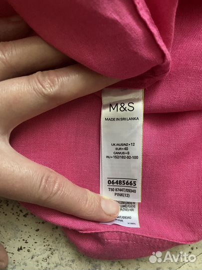 Блузка (кофта) женская M&S лен 48