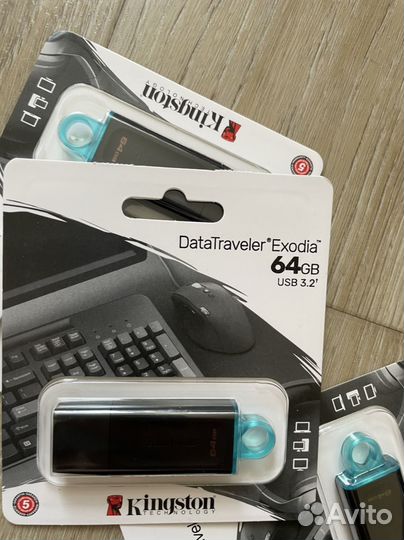 64GB USB флешка Kingston 3.2 скорость