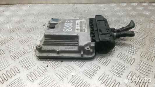 Блок управления двигателем volkswagen touran (1T1