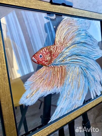 Картина обтемная на стекле