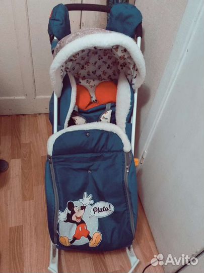 Коляска санки