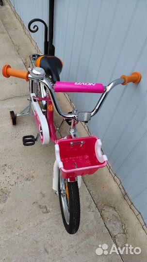 Детский велосипед для девочки 16 Novatrack maple
