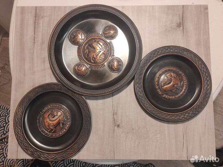 Тарелка декоративная коллекционная СССР
