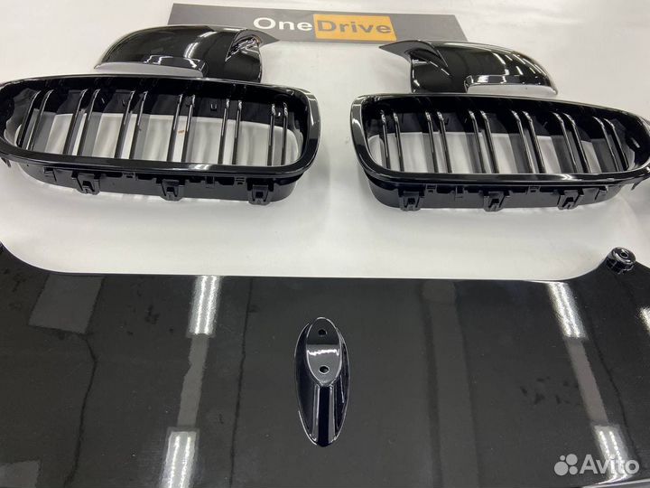 BMW 5 F10 юбка крышки зеркал ноздри М5