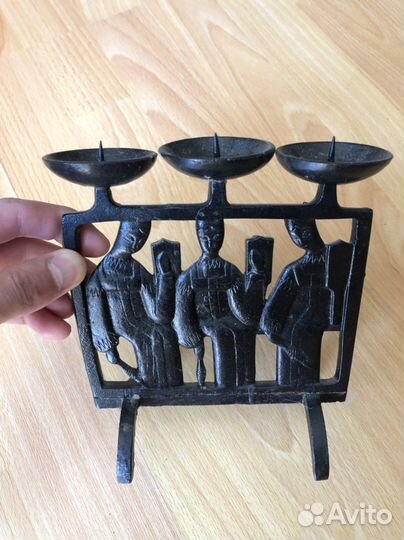 Старинный подсвечник СССР 1968 год