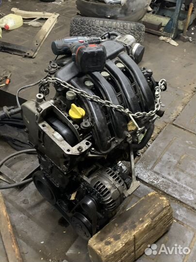 Двигатель на renault megane 2 К4мт782