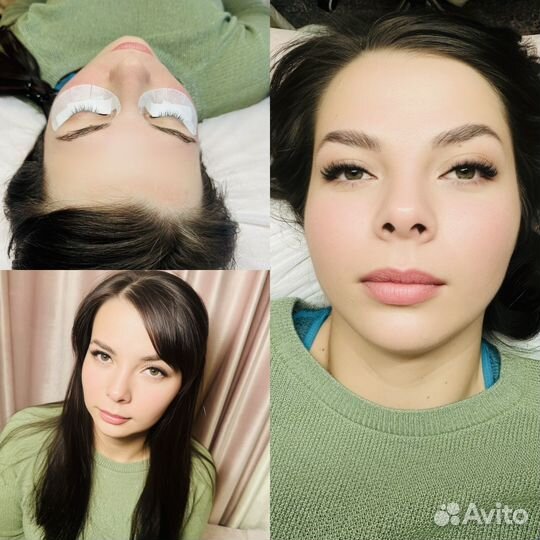 Наращивание ресниц,архитектура бровей