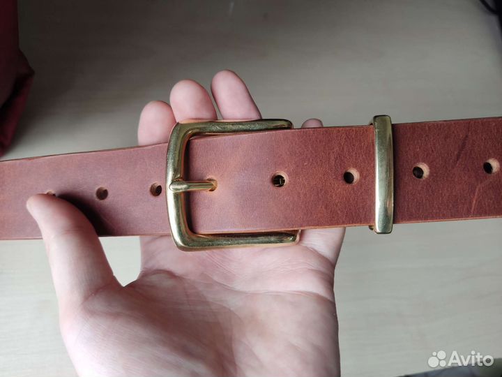 Мужской кожаный ремень