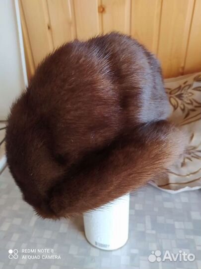 Шапка норковая женская