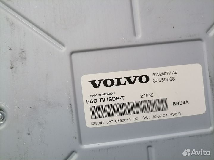 Блок управления TV 31328577AB Volvo S60 V60 FS FW
