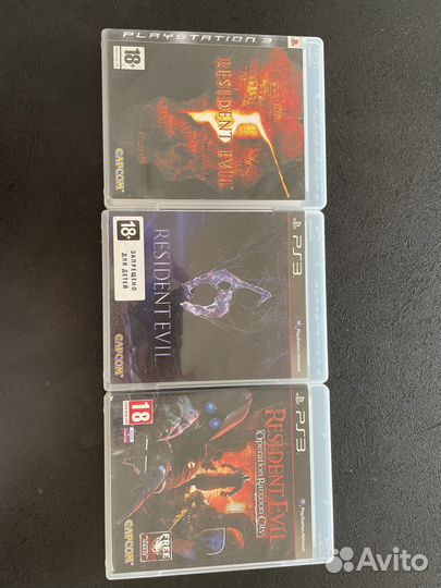Игры для play station 3 resident evil 3диска