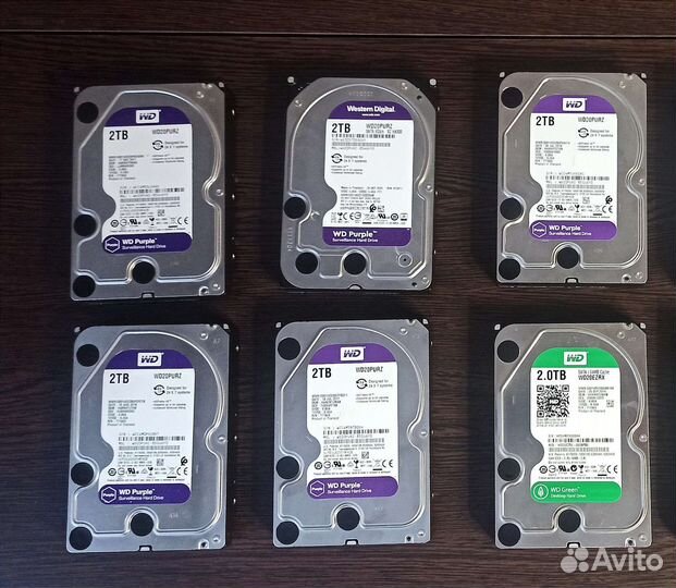 Жесткие диски по 2 терабайта
