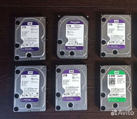 Жесткие диски по 2 терабайта
