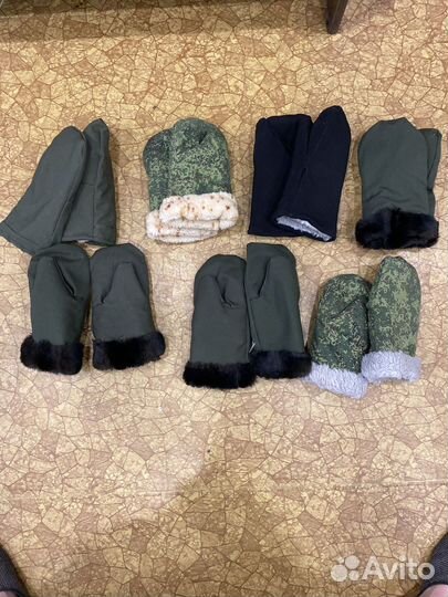 Рукавицы зимние охотничьи/рыболовные натуральные