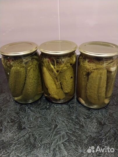 Огурцы маринованные домашние