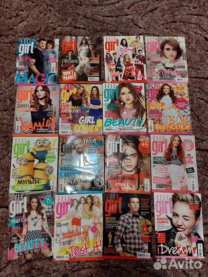 Журналы oops, elle girl, glamour, cosmopolitan