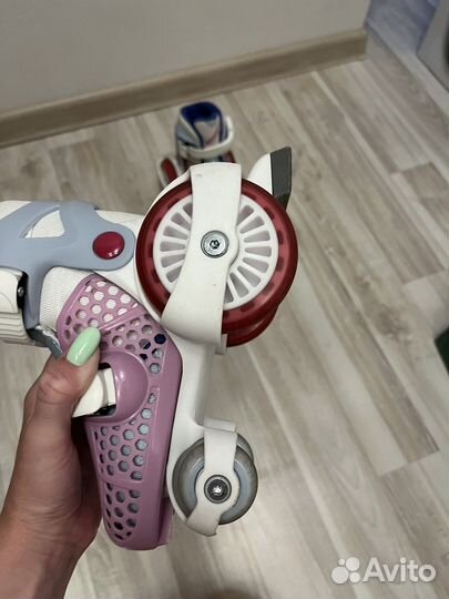 Коньки роликовые раздвижные