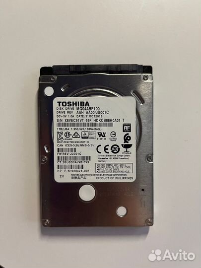 Hdd 1 tb для ноутбука, моноблока, пк