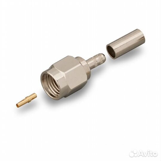 Реверсный разъем S-A111L RP-SMA(male) RG174, RG316