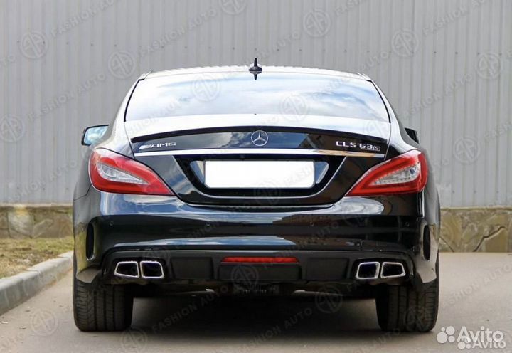 Насадки пара на глушитель amg mercedes