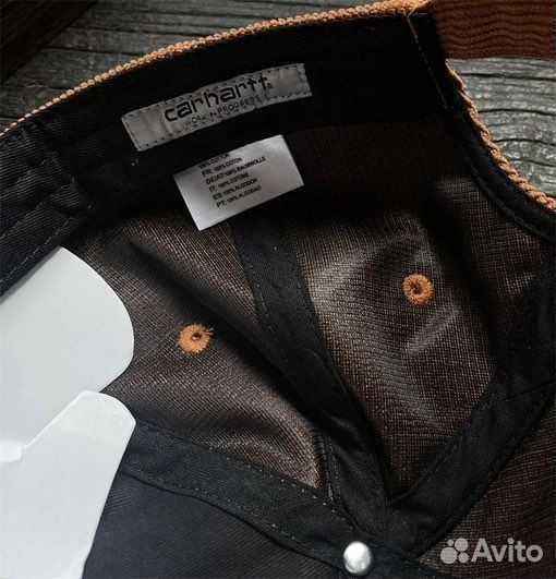 Кепка carhartt вельвет горчичная