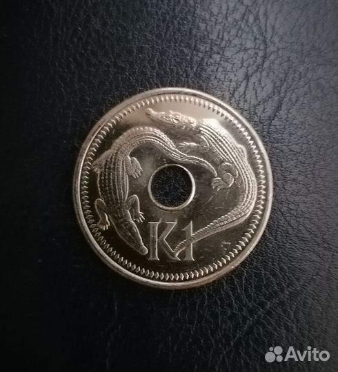 Монета Папуа-Новая Гвинея 1 кина 2004 год